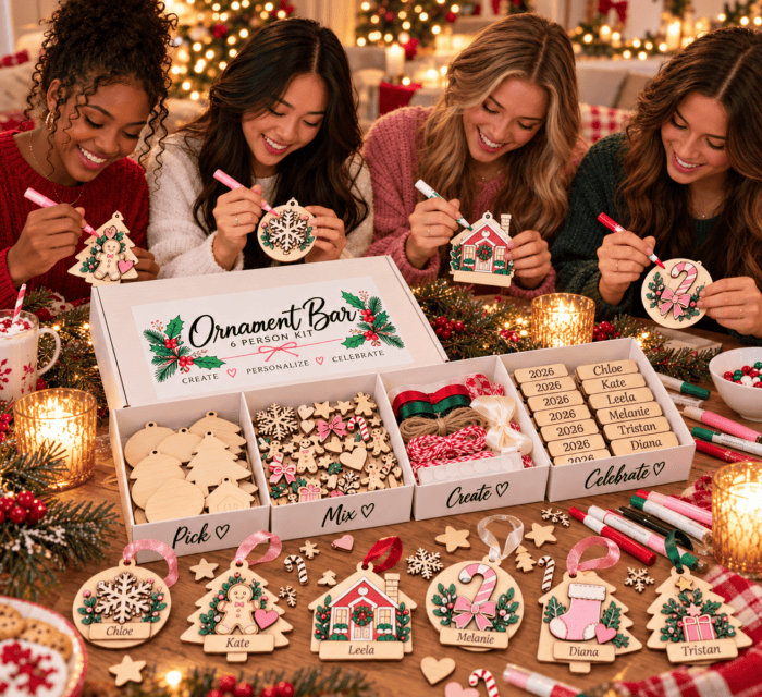 How to Host a Christmas Ornament-Making Party